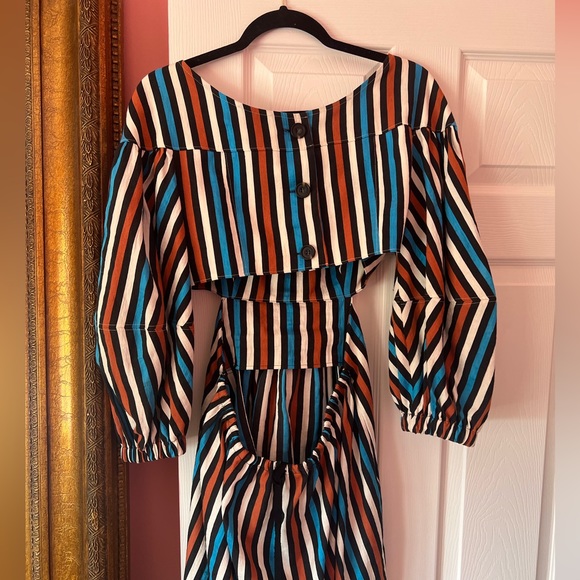 Isa Arfen Striped Dress - Picture 3 of 4